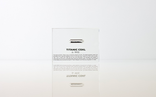 Titanic Coal Artifact Display
