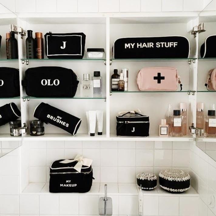 Hair Stuff Travel Case, Black - Osadia Concept Store
