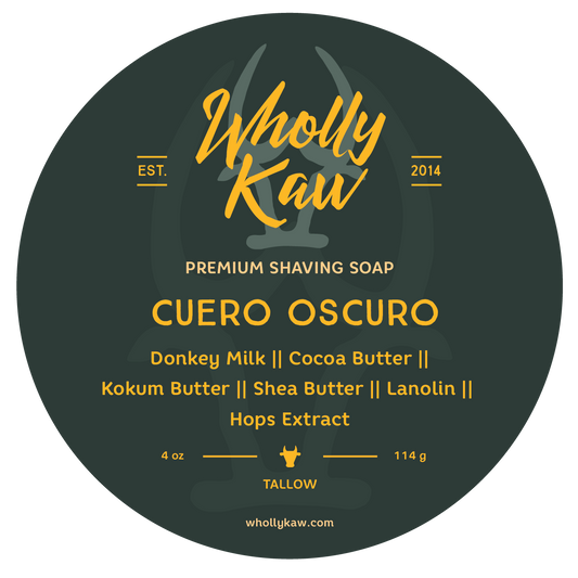 Cuero Oscuro Shaving Soap