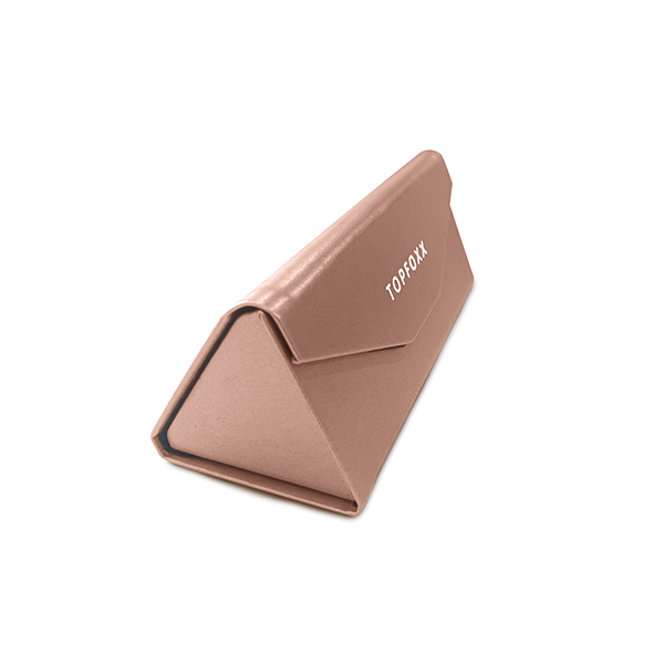 Foldable Sunglasses Case - Rose Gold - Osadia Concept Store
