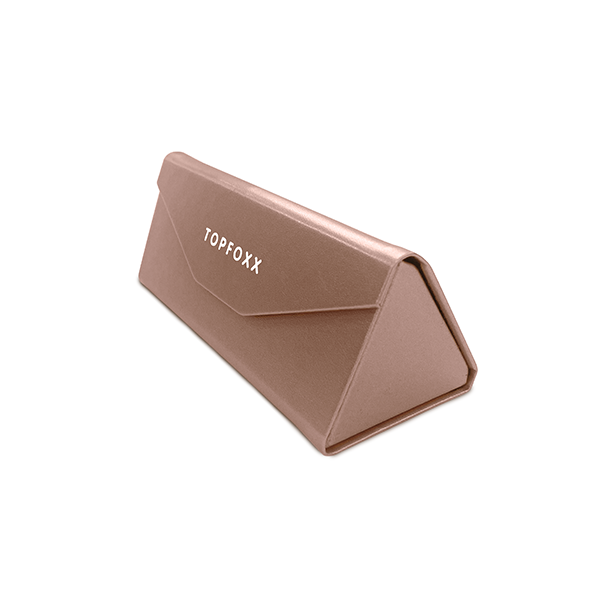 Foldable Sunglasses Case - Rose Gold - Osadia Concept Store