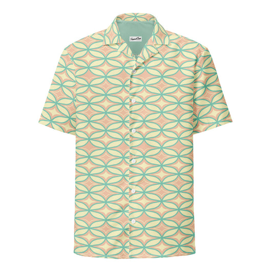 Tropic Shades Villa Hawaiian Button Down Shirt