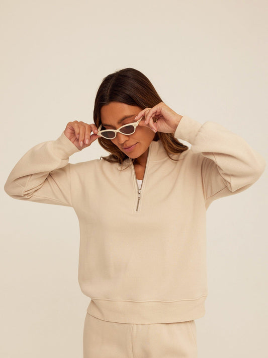 Constance Tribend Fleece Half Zip Pullover