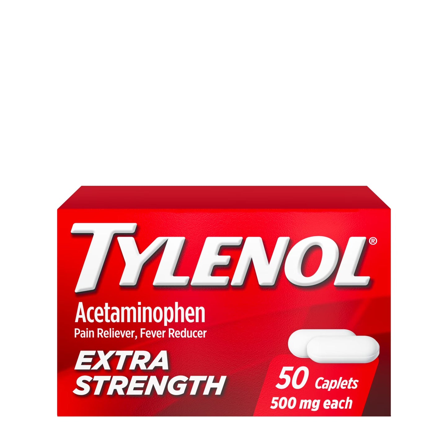 Tylenol Extra Strength Acetaminophen 500 mg - 50 Caplets