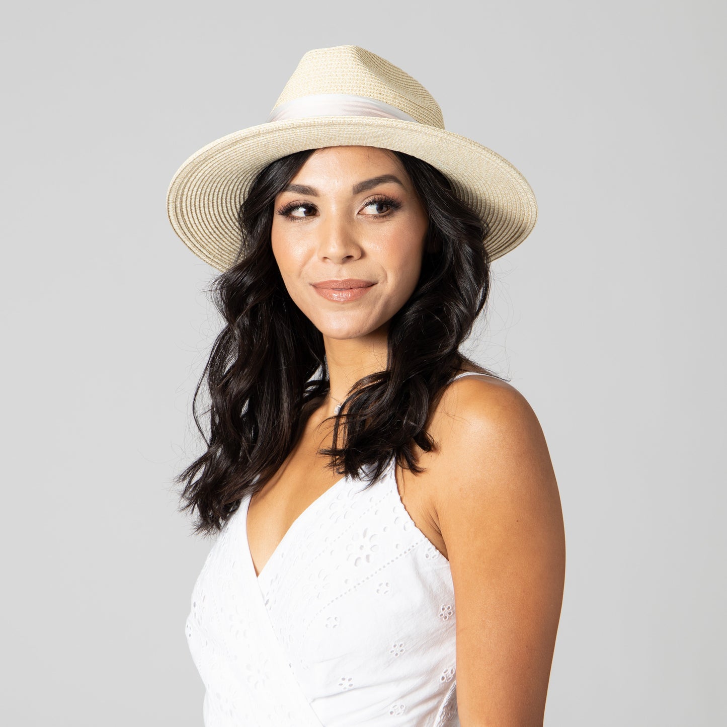 Women's Ultrabraid Fedora Removable Silky Scarf