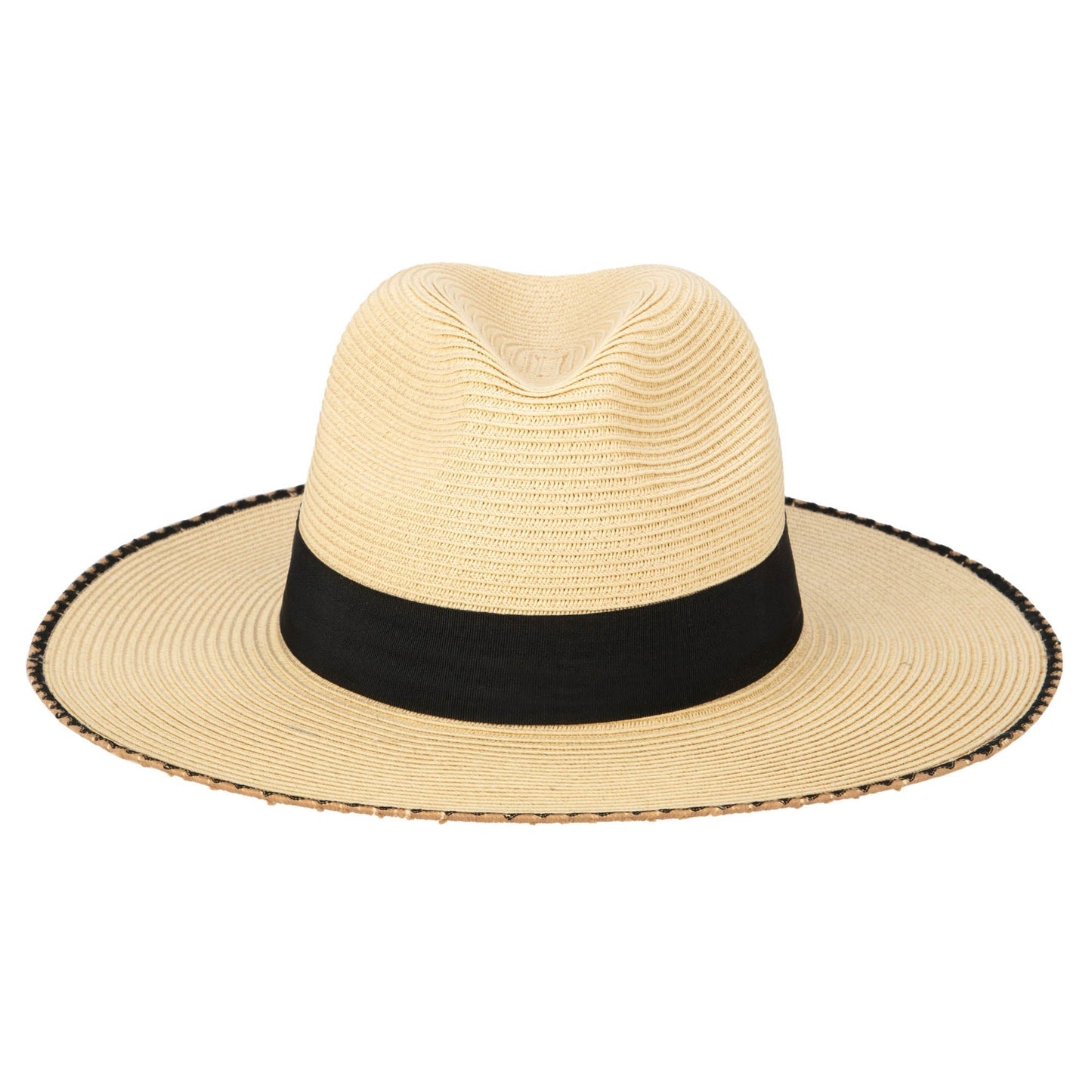 Desert Oasis - Ultrabraid Fedora with Embroidered Edge
