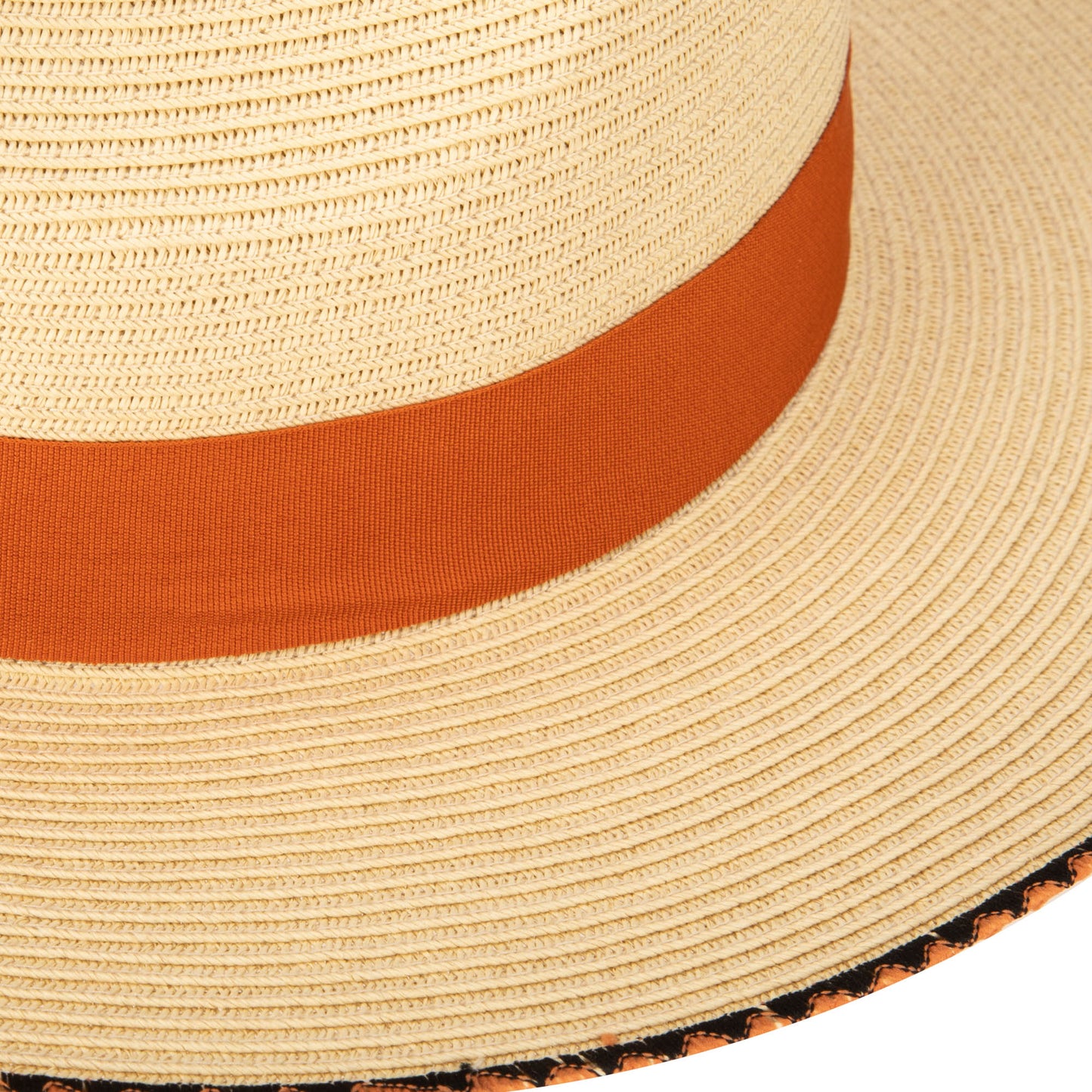 Desert Oasis - Ultrabraid Fedora with Embroidered Edge