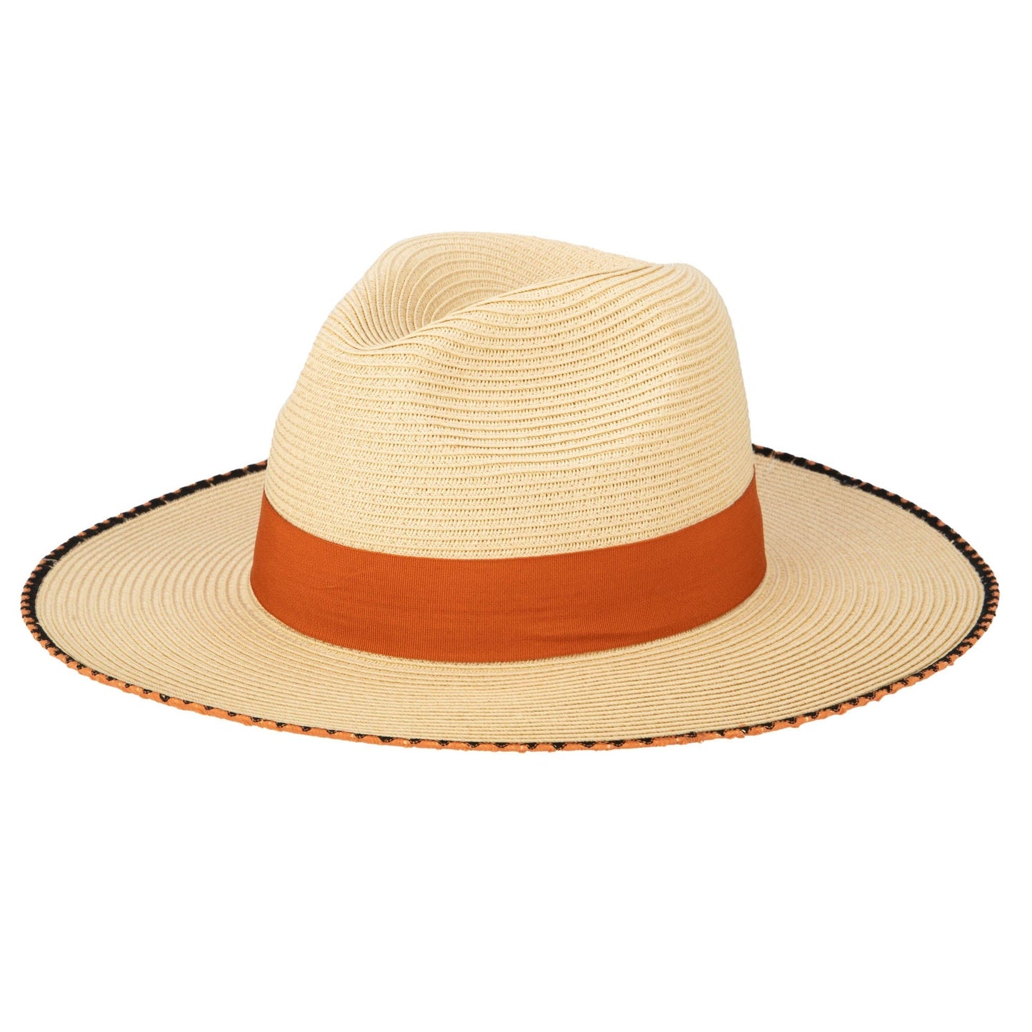 Desert Oasis - Ultrabraid Fedora with Embroidered Edge