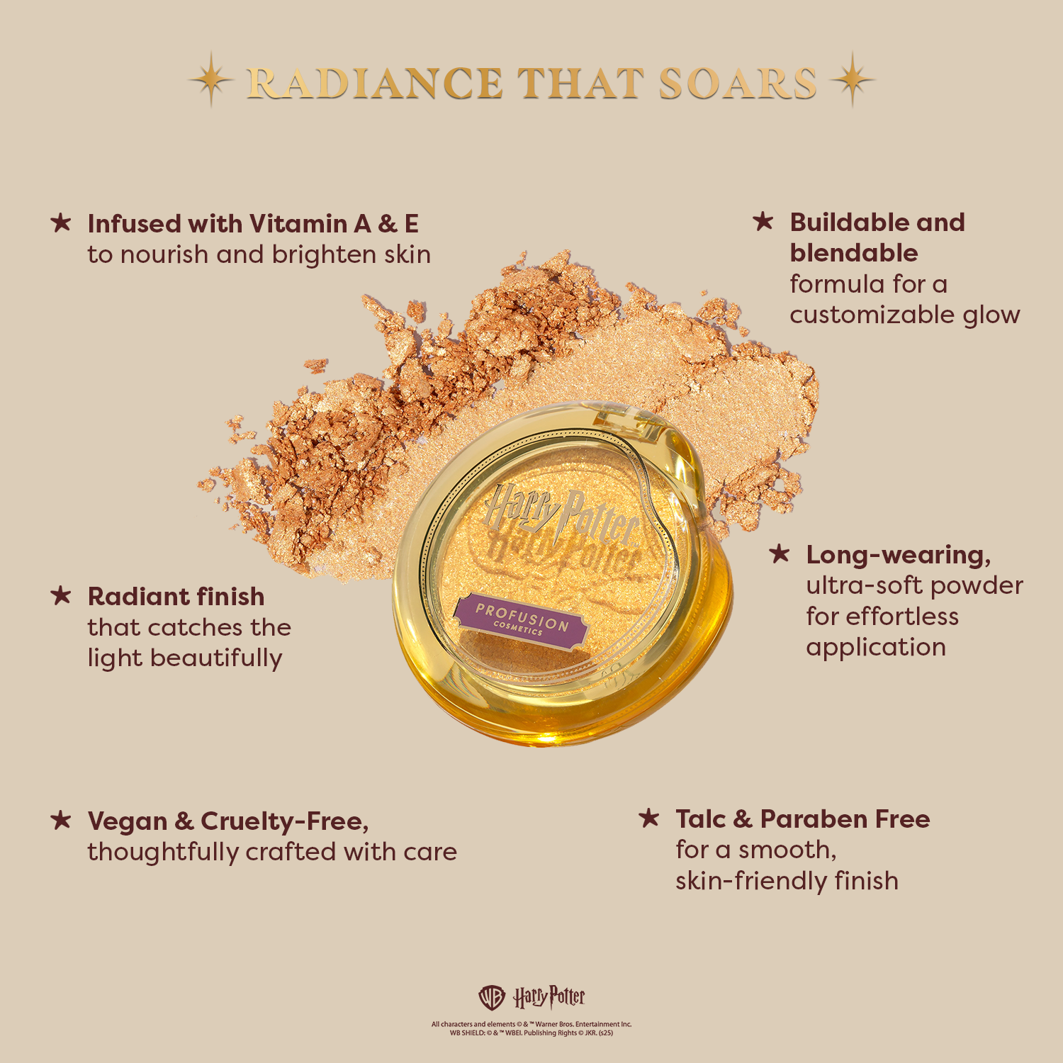Harry Potter Holiday | Golden Snitch™ Highlighter - Osadia Concept Store