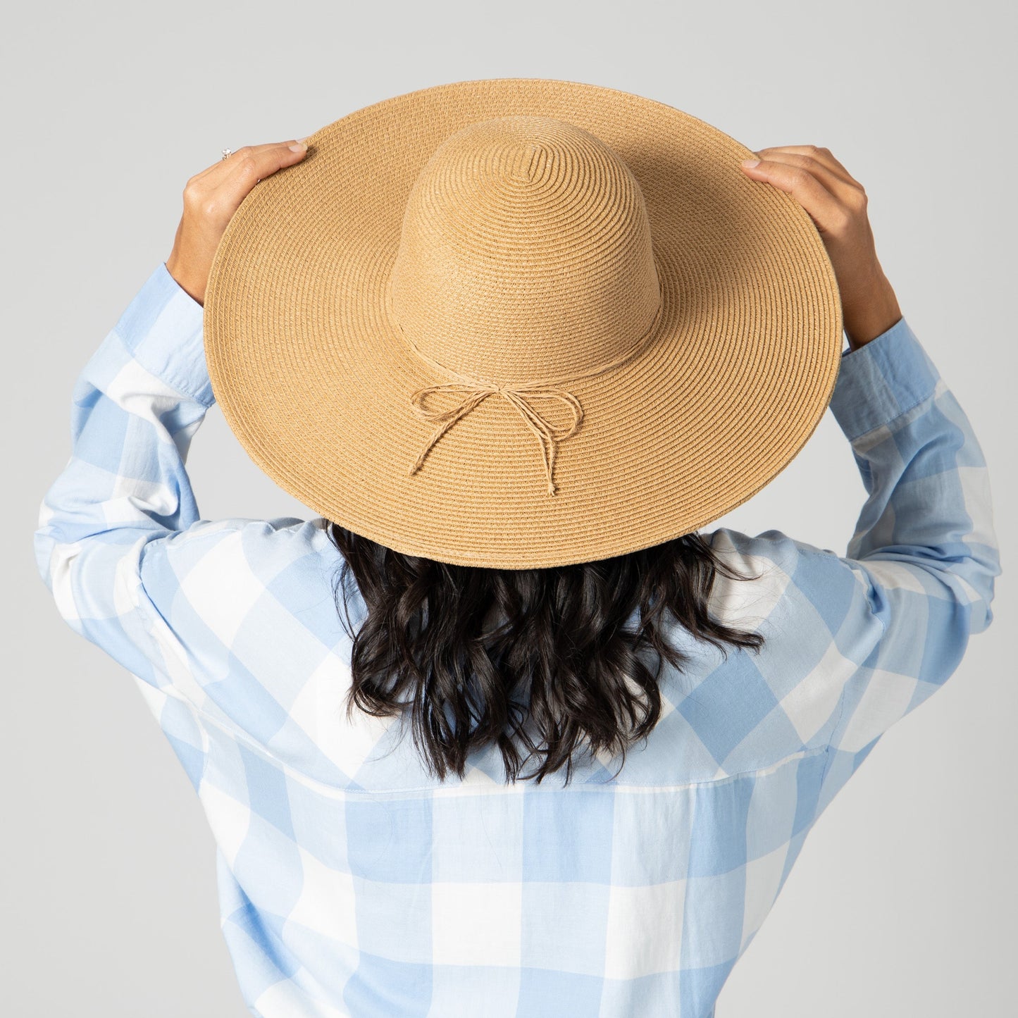 Women's Water Repellent Floppy Hat with Tie
