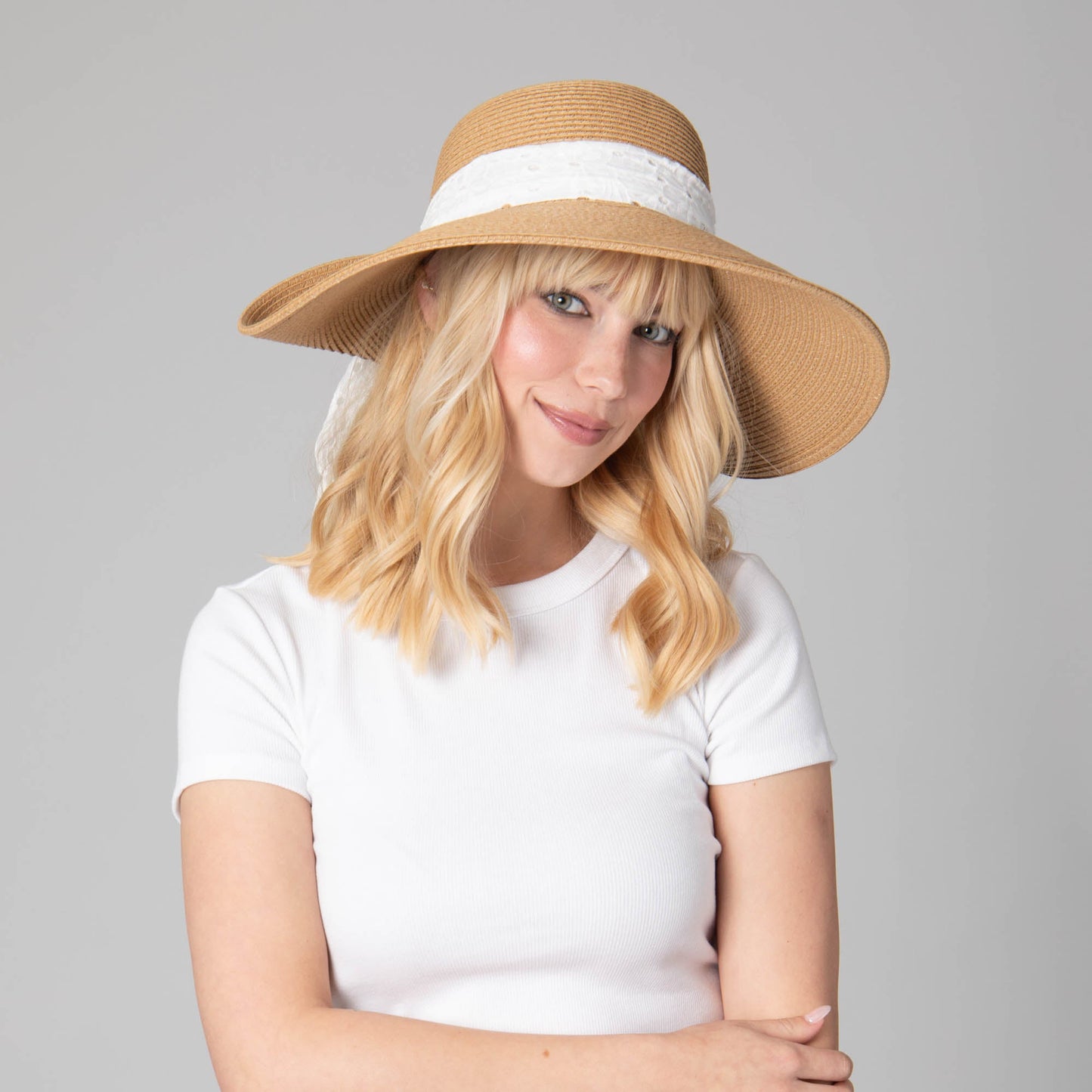 Women's Ultrabraid Fold Back Bow Sun Hat