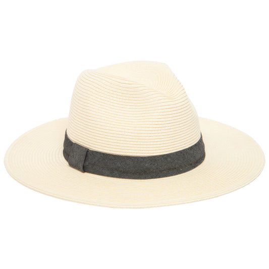 Out of Office -  Ultrabraid Fedora With Chambray Band (UBM4457)