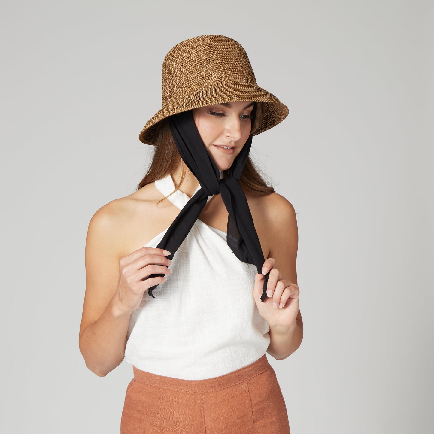 Women's Ultrabraid Sun Hat With Facial Scarf Wrap