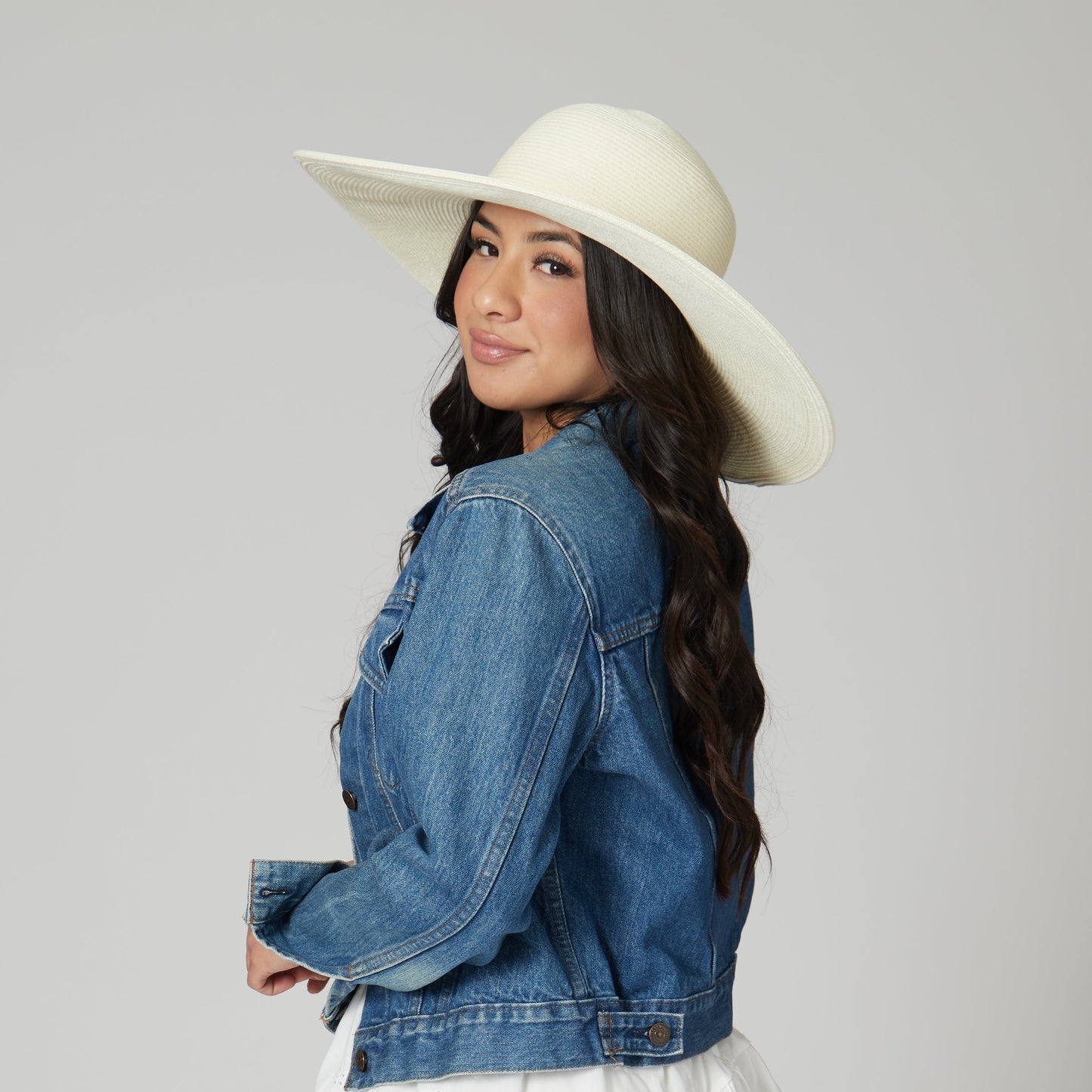 Women's Water Repellent Floppy Hat with Tie