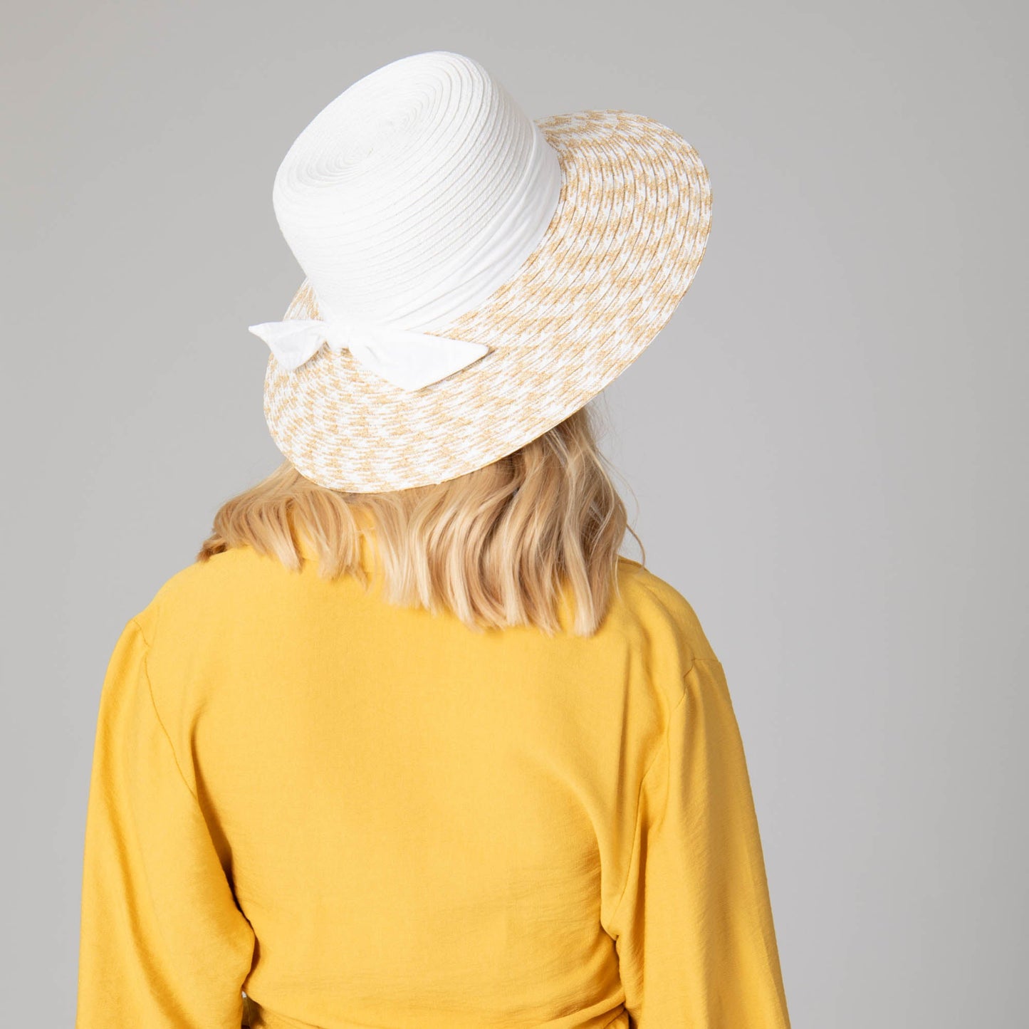 Women's Contrast Round Crown Sun Hat