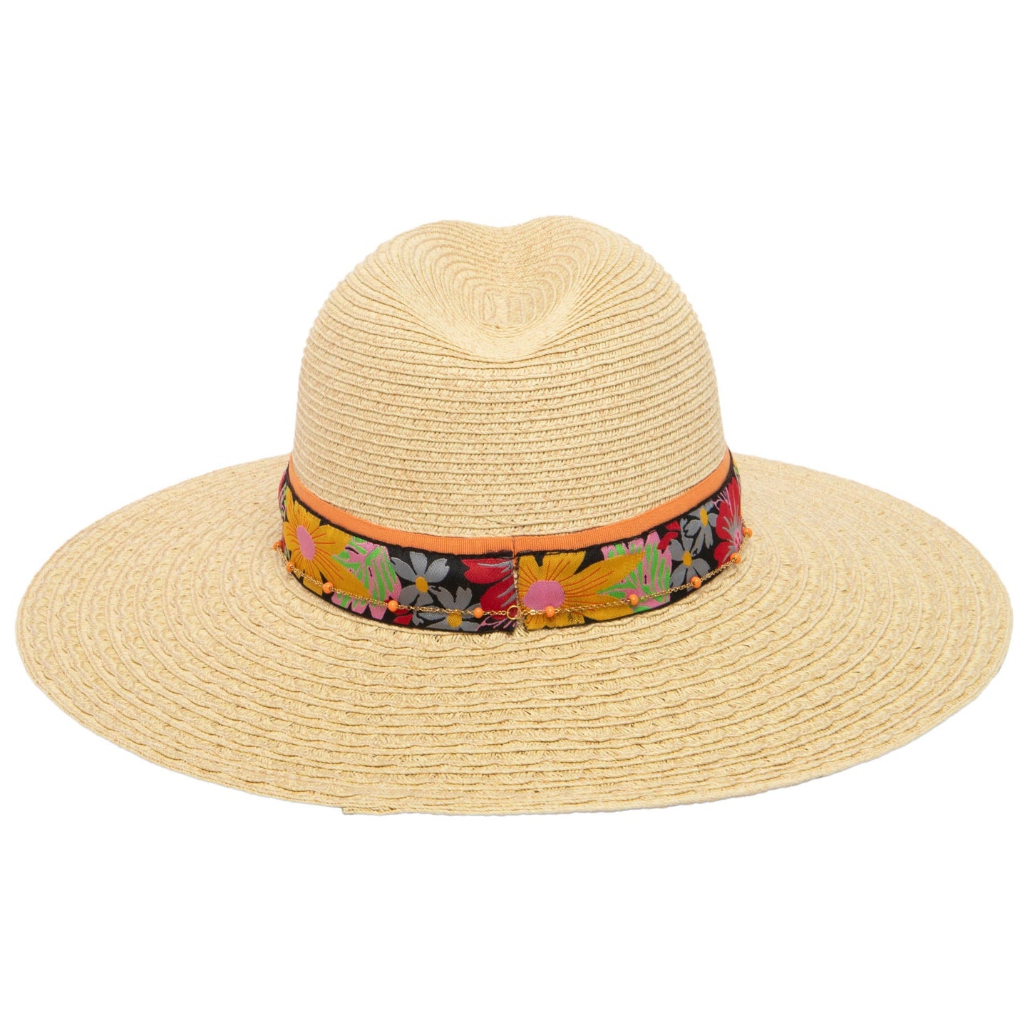 Flora - Mixed Ultrabraid Fedora with Floral Band