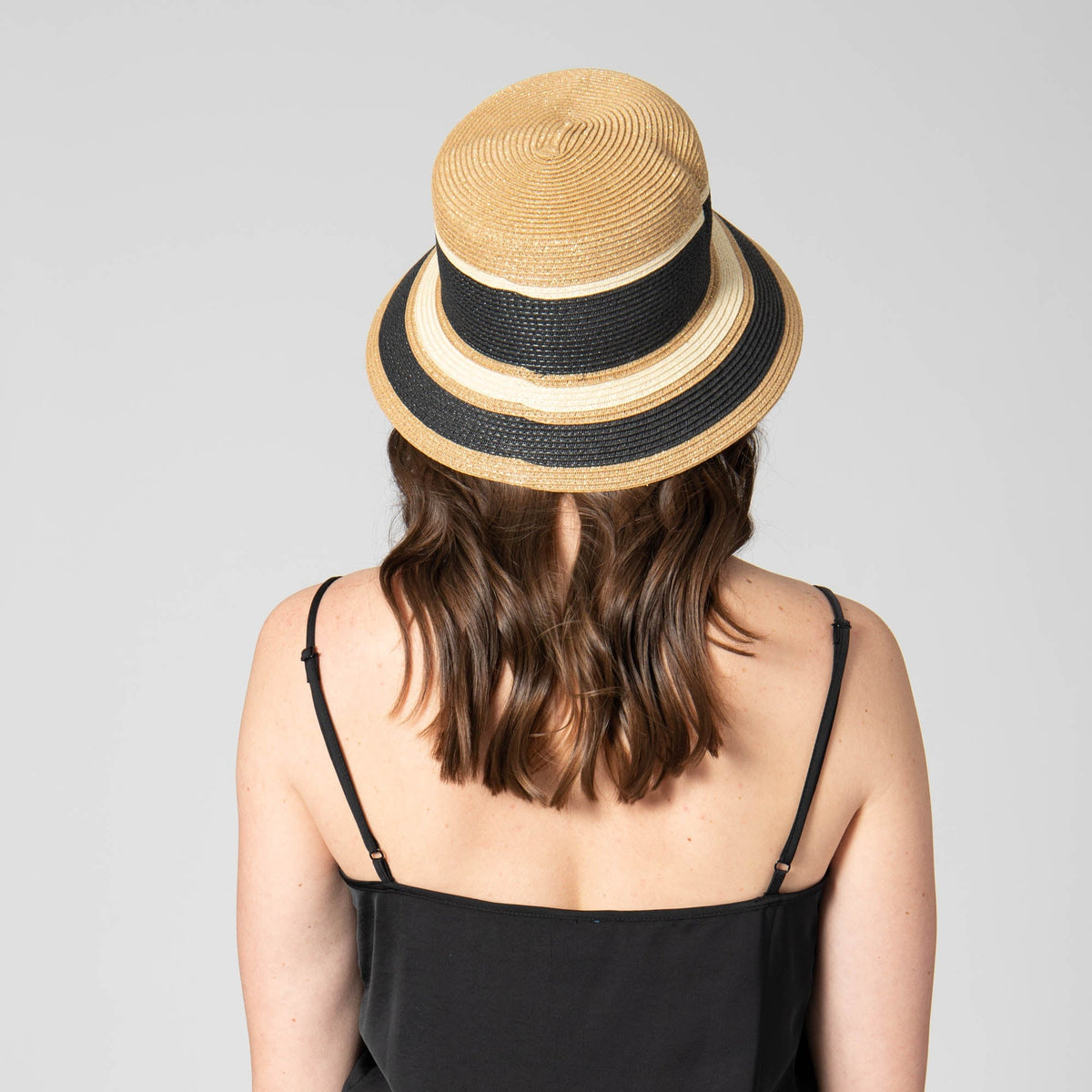 Las Palmas Bucket - Ultrabraid Striped Bucket Hat