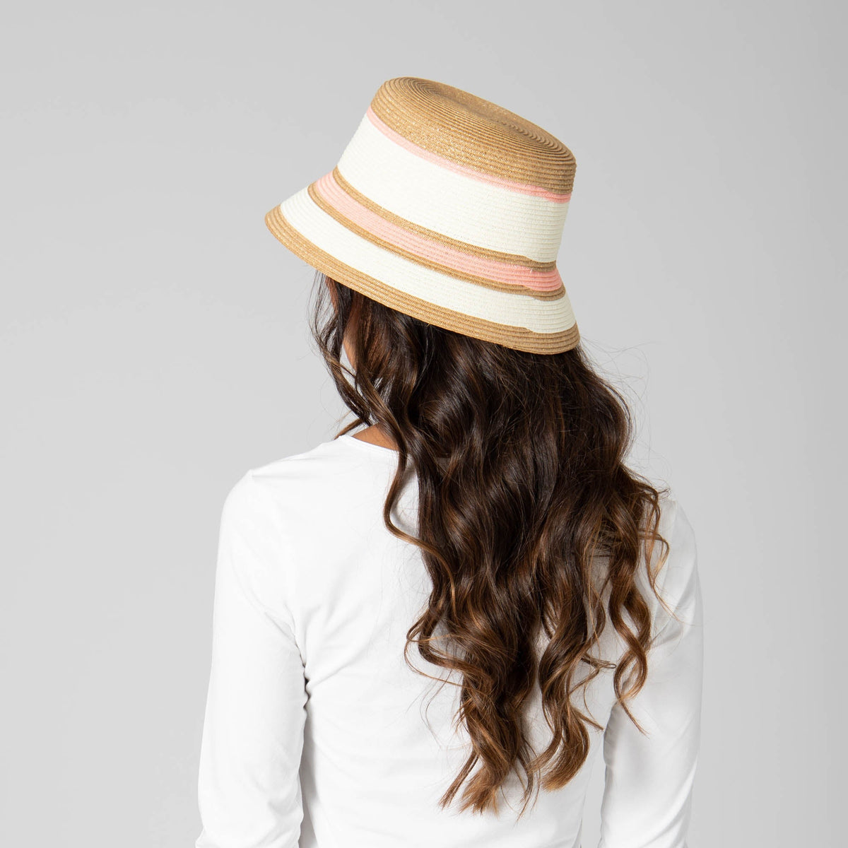 Las Palmas Bucket - Ultrabraid Striped Bucket Hat