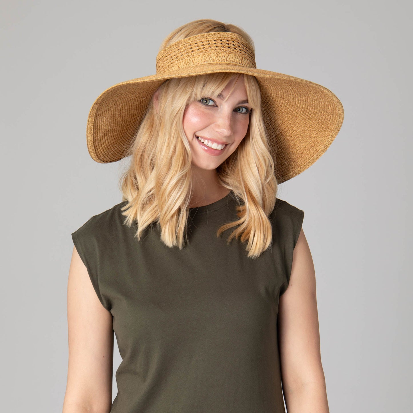 Everyday Full Coverage - Wide Brim Roll Up Visor