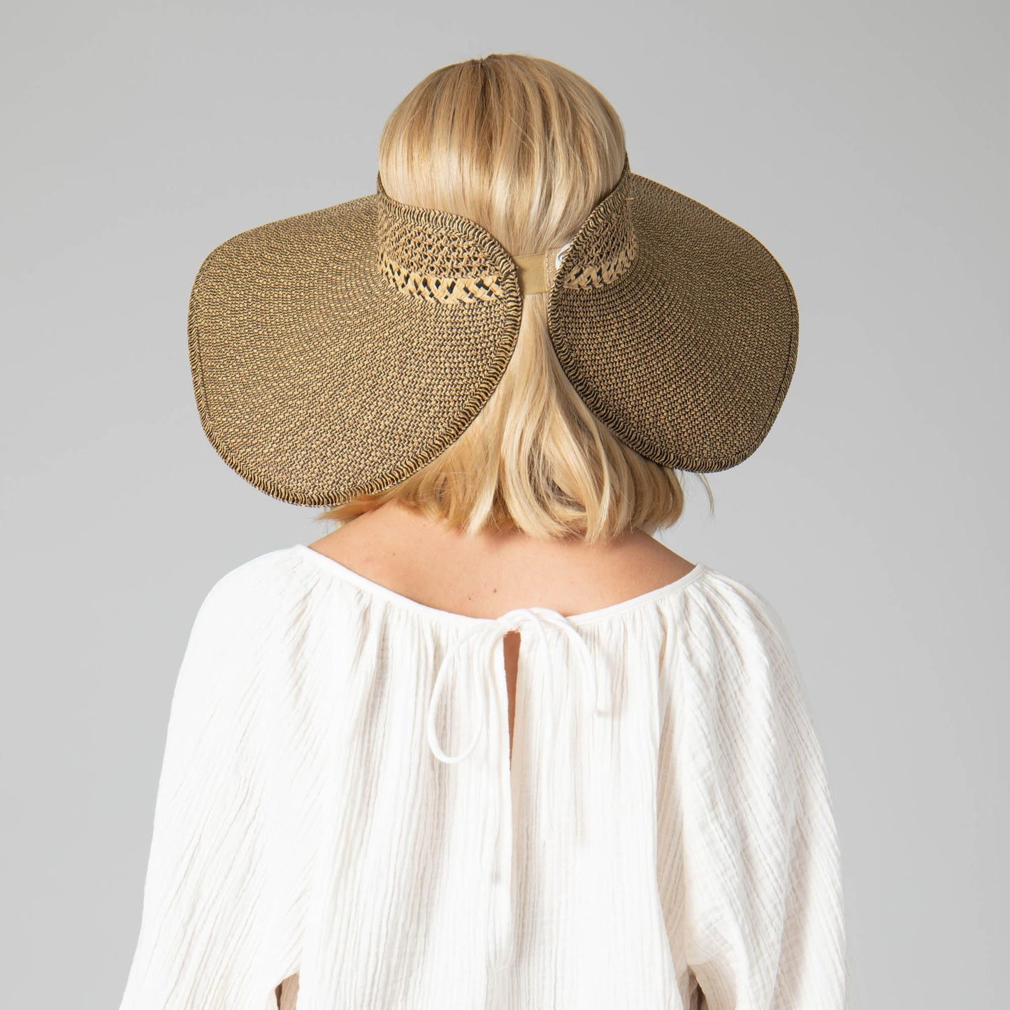 Everyday Full Coverage - Wide Brim Roll Up Visor