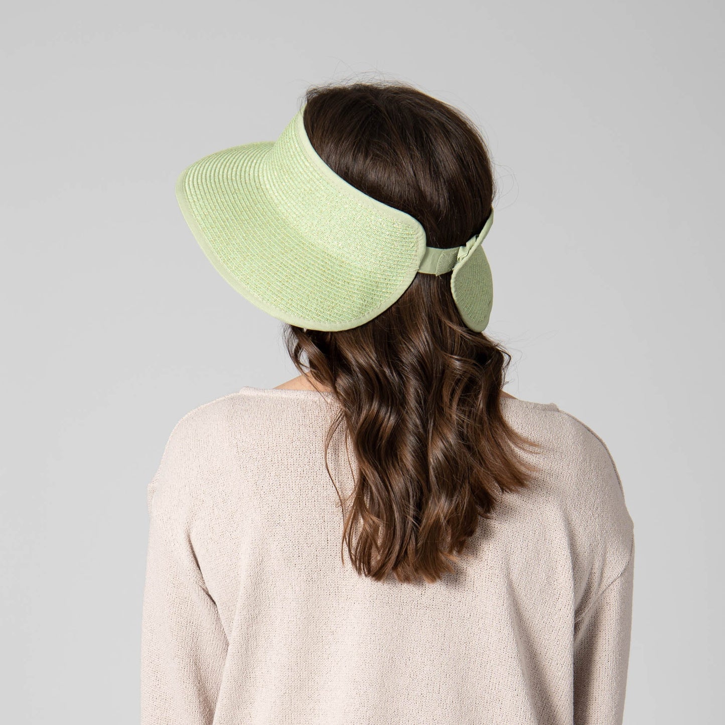 Shimmer - Ultrabraid Mini Roll Up Visor W/ Gold Lurex