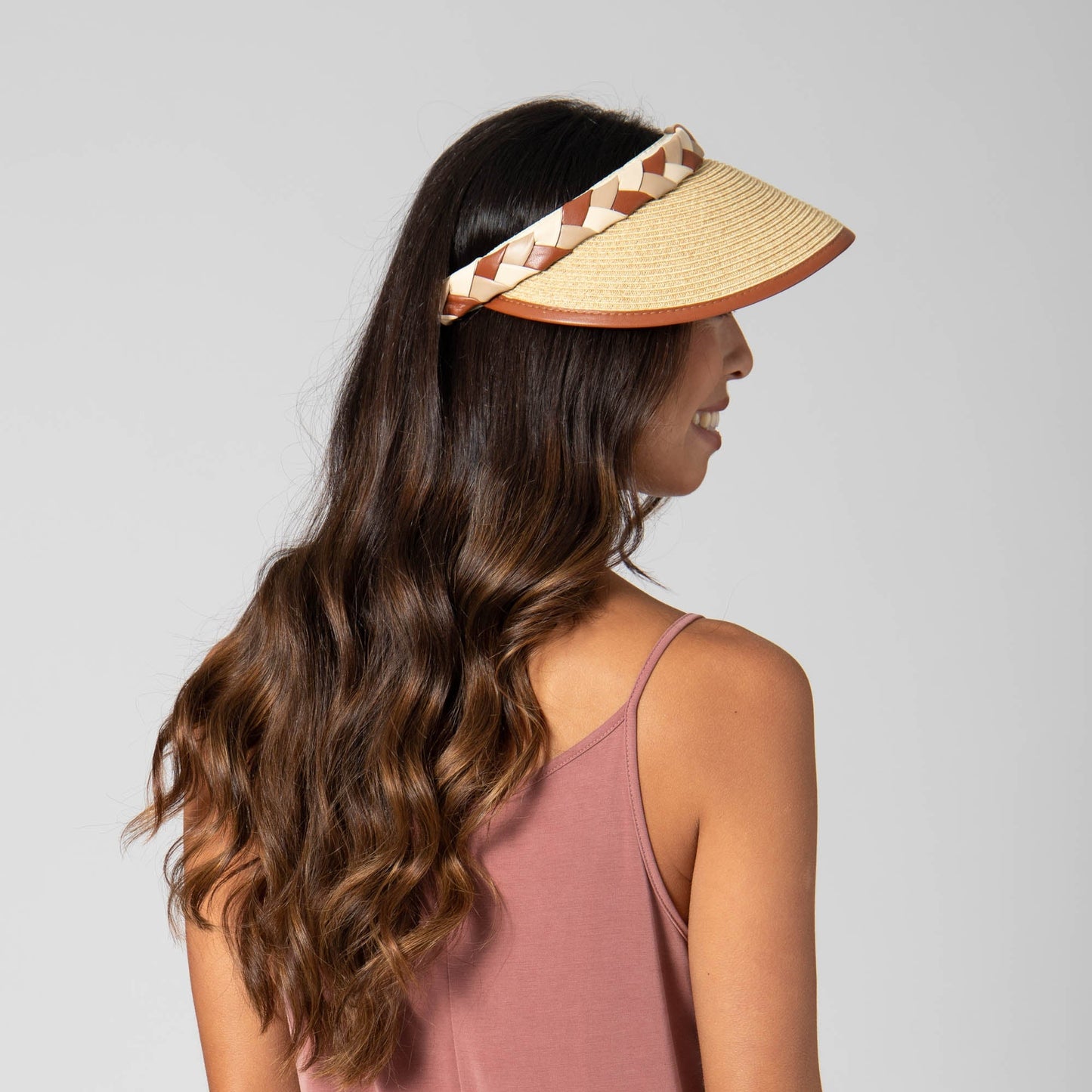 Boss Visor - Ultrabraid Visor with Faux Braided Band