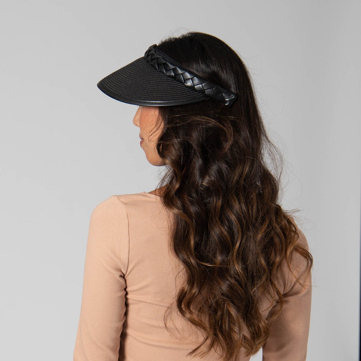 Looker Visor - Women's Ultrabraid Visor with Faux Braided Band