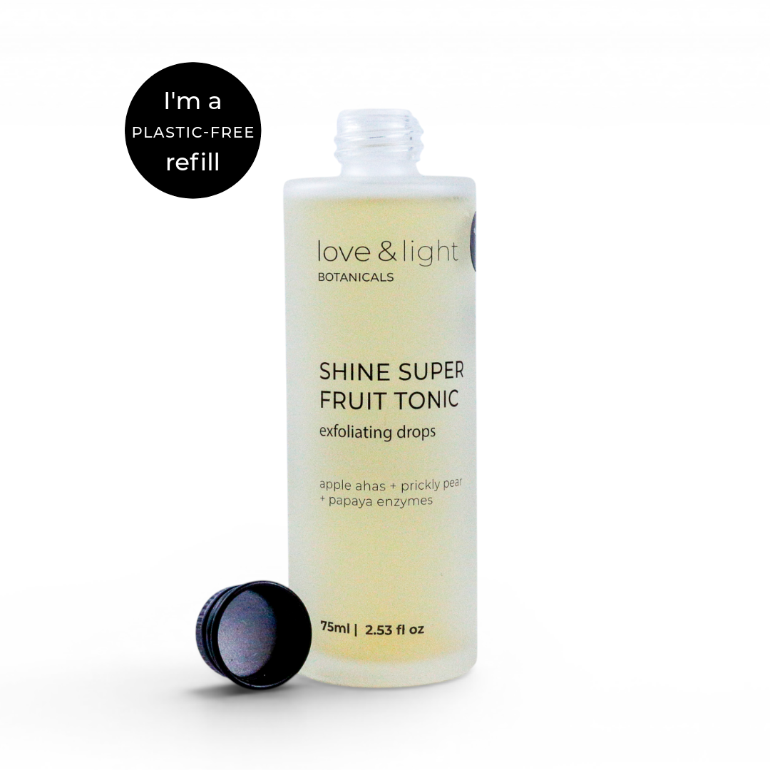 Shine superfruit exfoliating tonic