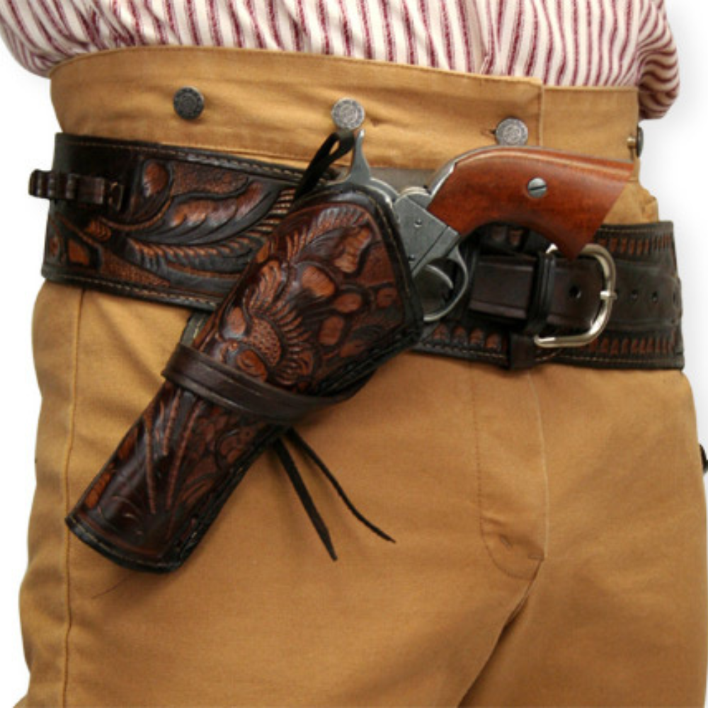 Cross Draw XL Leather Holster - Brown