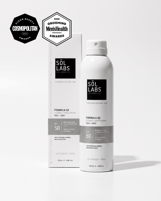 Ecomist Sheer Spray Mineral SPF 50 Face + Body Continuous Mist