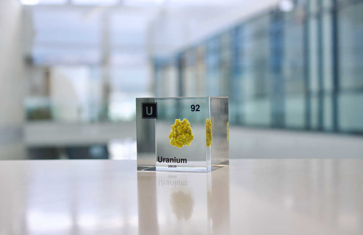 Uranium Element Cube (2inch Autunite)