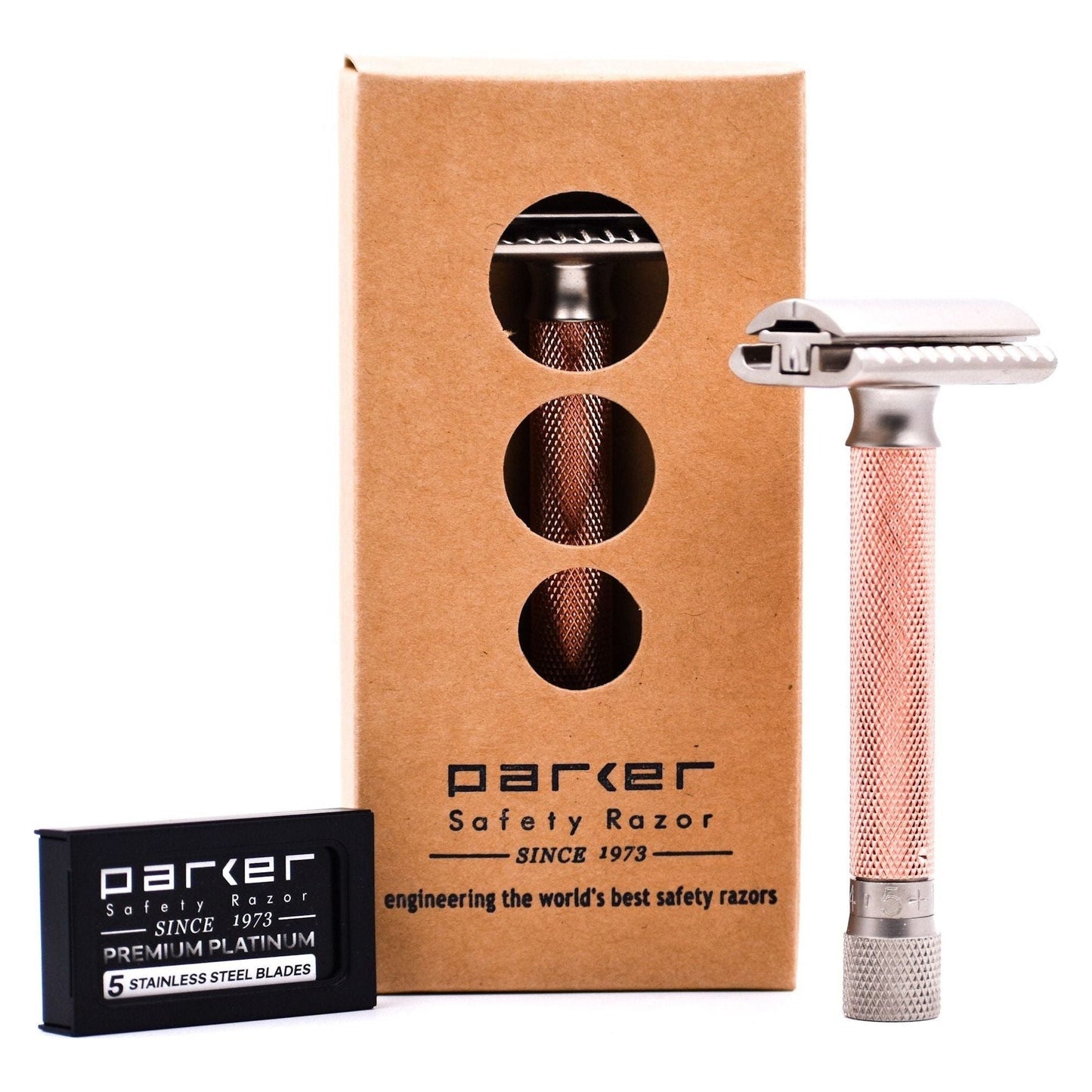 Parker Variant Adjustable Safety Razor - Rose Gold [VAR RG]