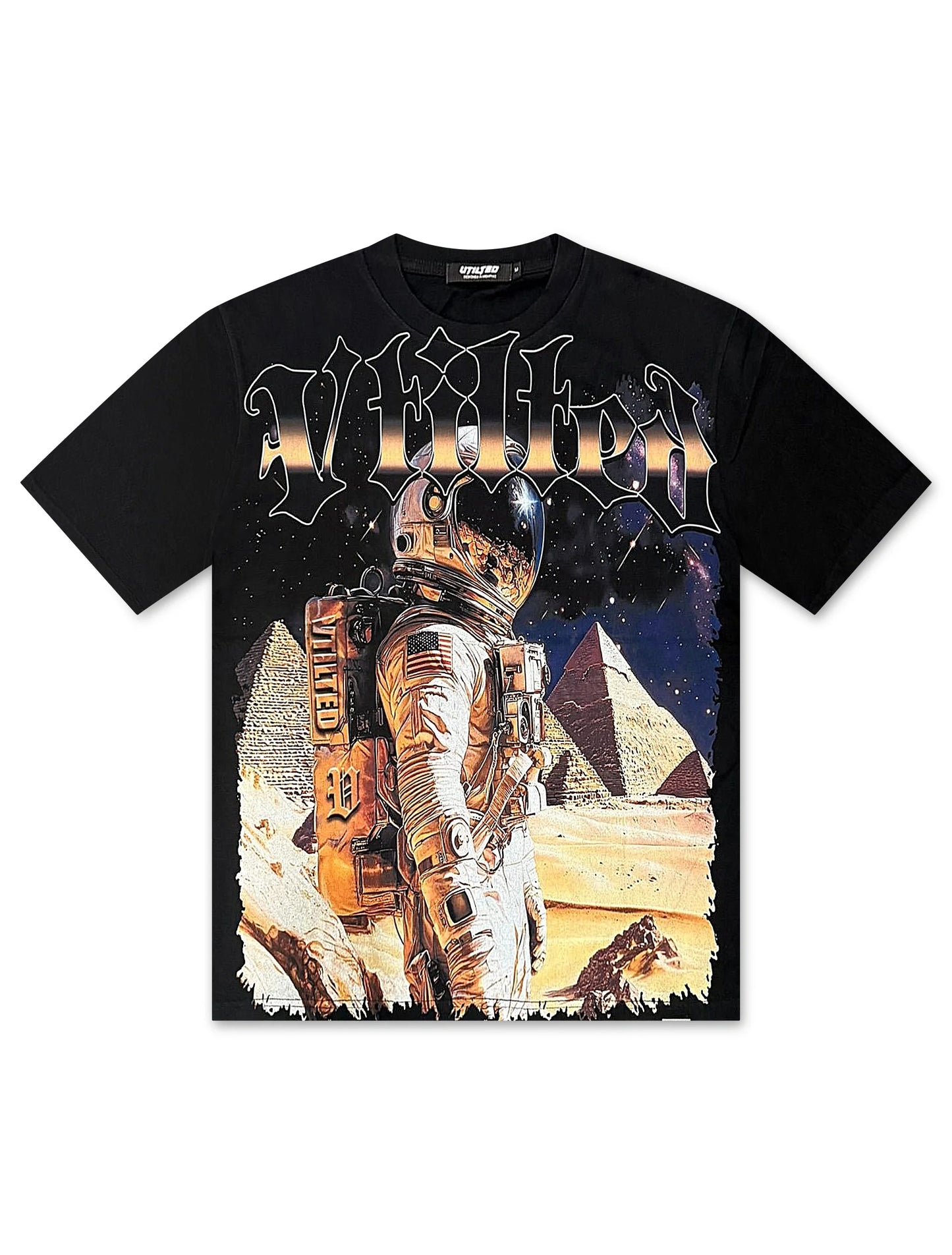 Vtilted Astro Tee - Jet Black
