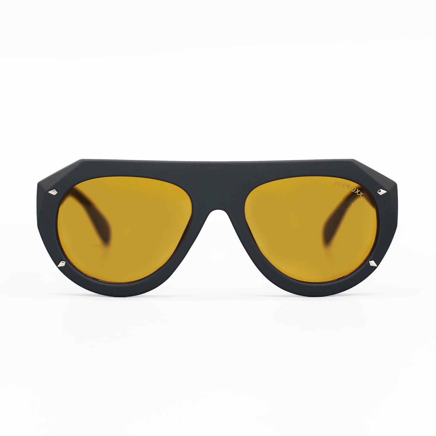 Vega Shield - Matte Black & Yellow