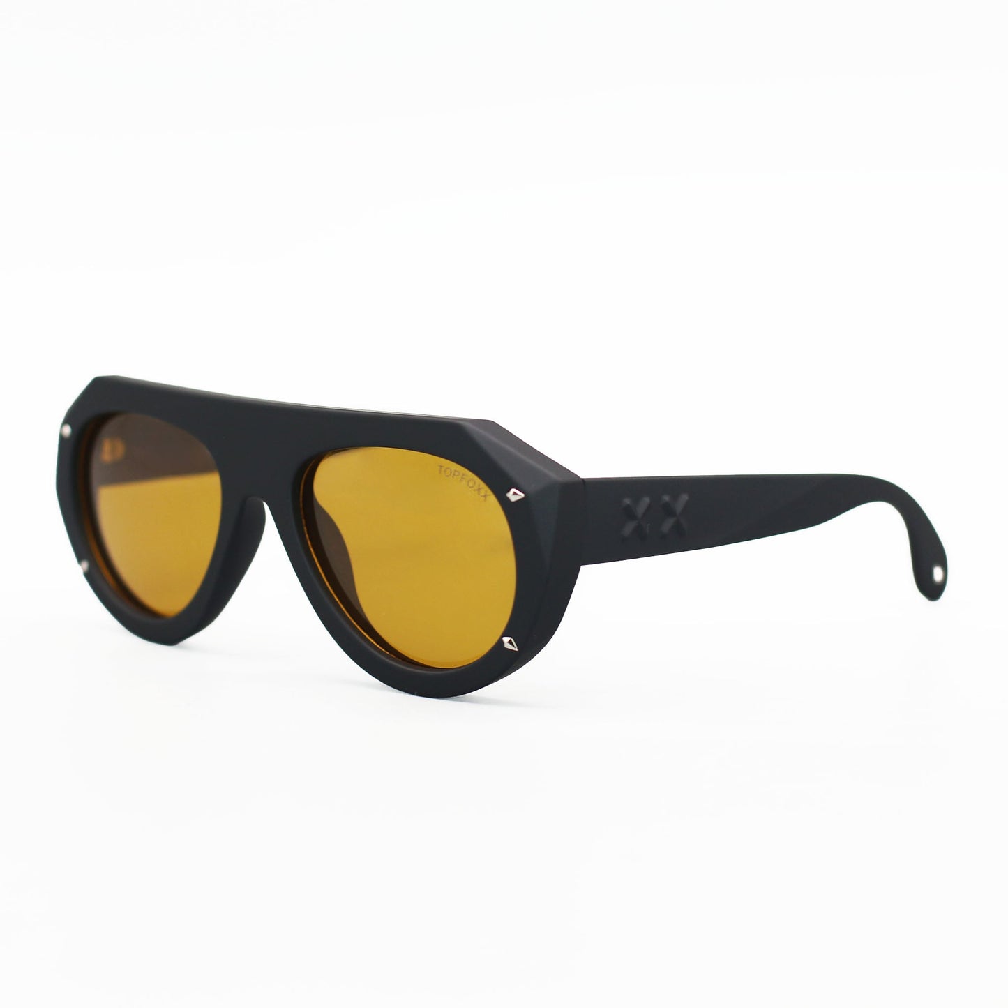 Vega Shield - Matte Black & Yellow