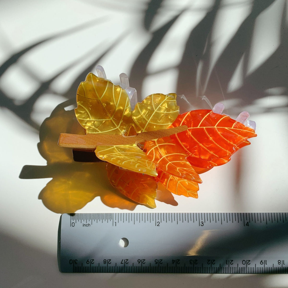 Velvet Claws Autumn Leaf Hair Clip