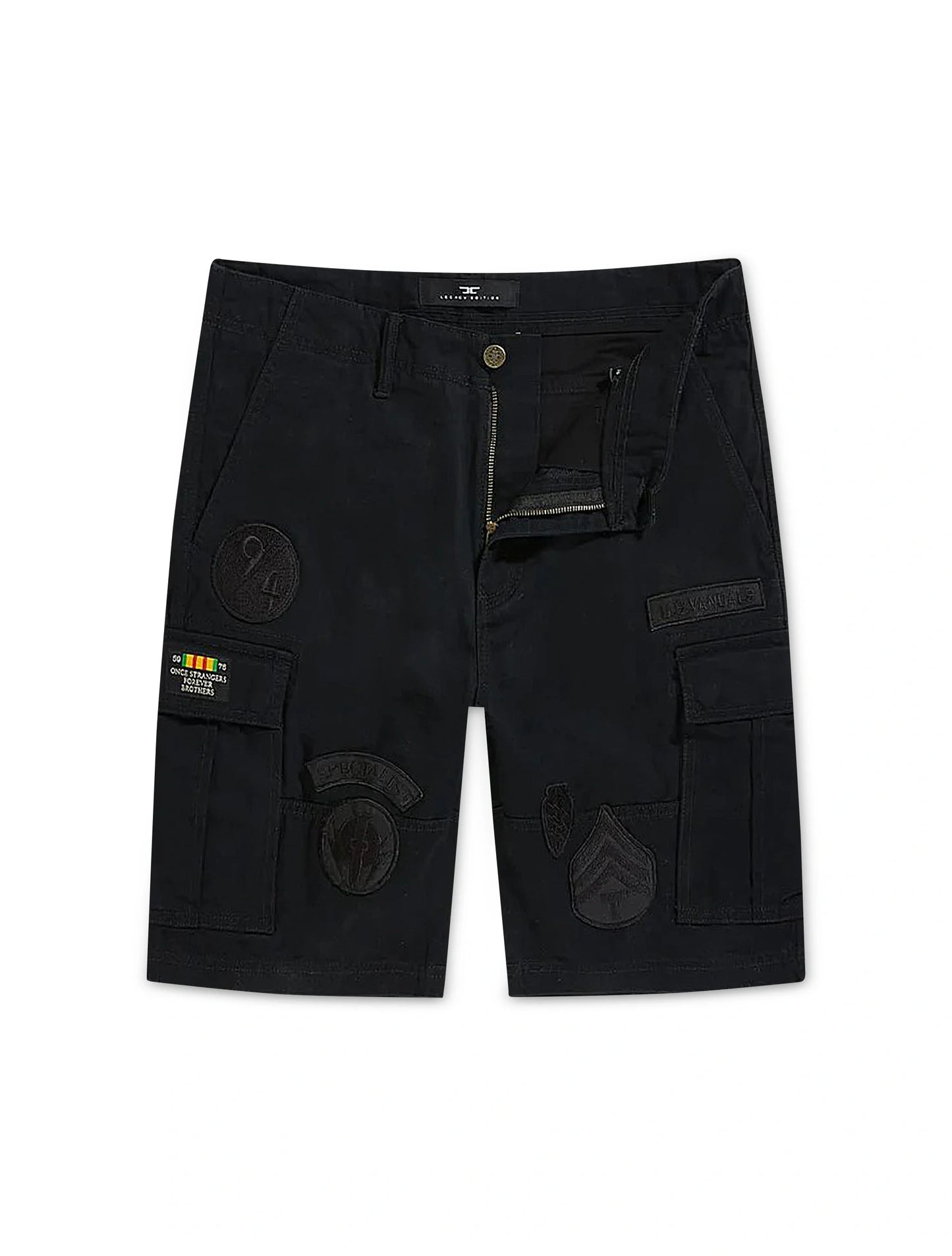 Jordan Craig Military Cargo Shorts - Black