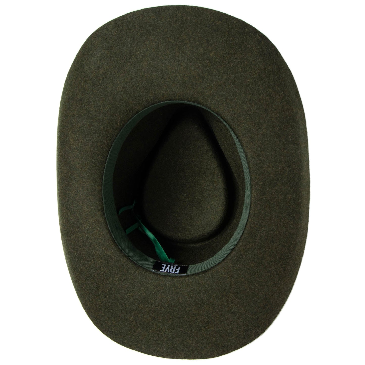 Wool Cowboy Hat with Pinch Crown and Feather by FRYE
