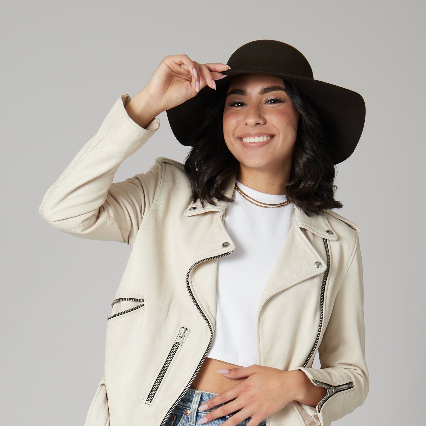 Head West - Women's Floppy With Round Crown And Faux Suede Band