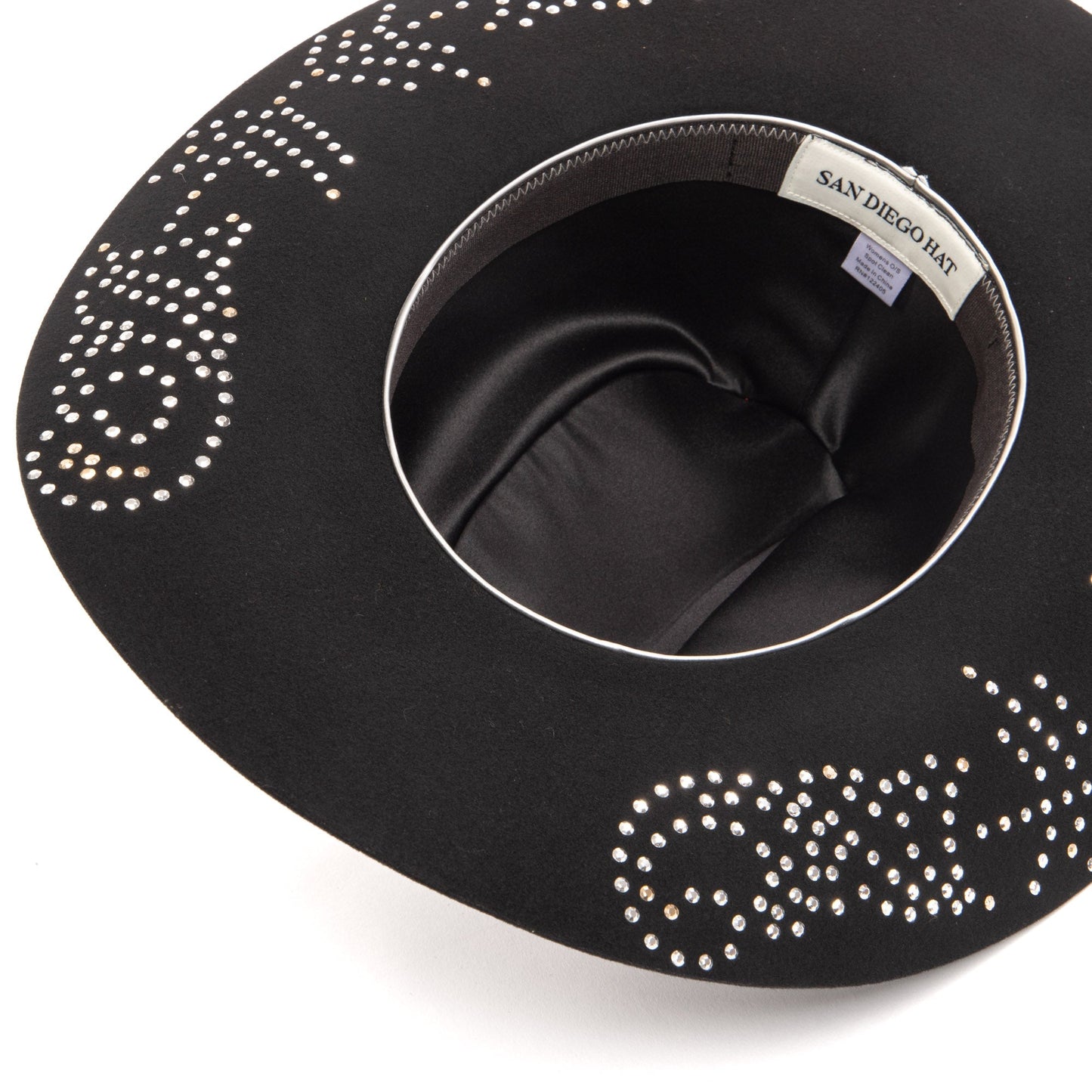 Wilson - Wool Felt Cowboy with Rhinestone Studded Underbrim