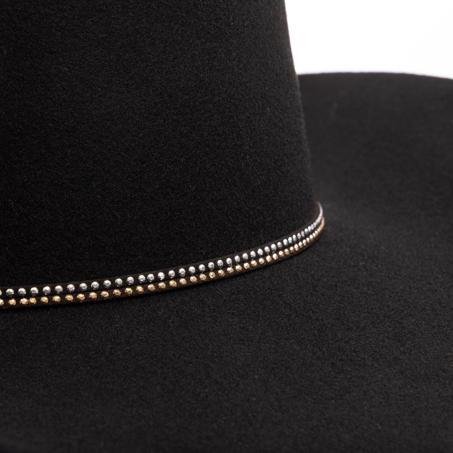 Wilson - Wool Felt Cowboy with Rhinestone Studded Underbrim