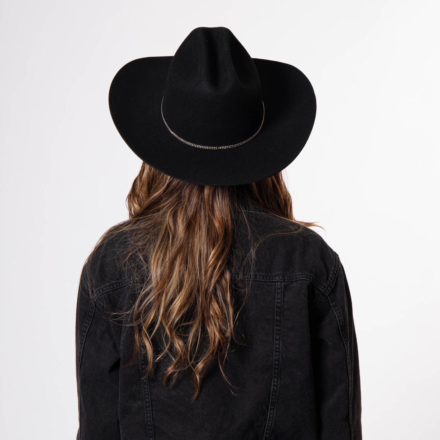 Wilson - Wool Felt Cowboy with Rhinestone Studded Underbrim