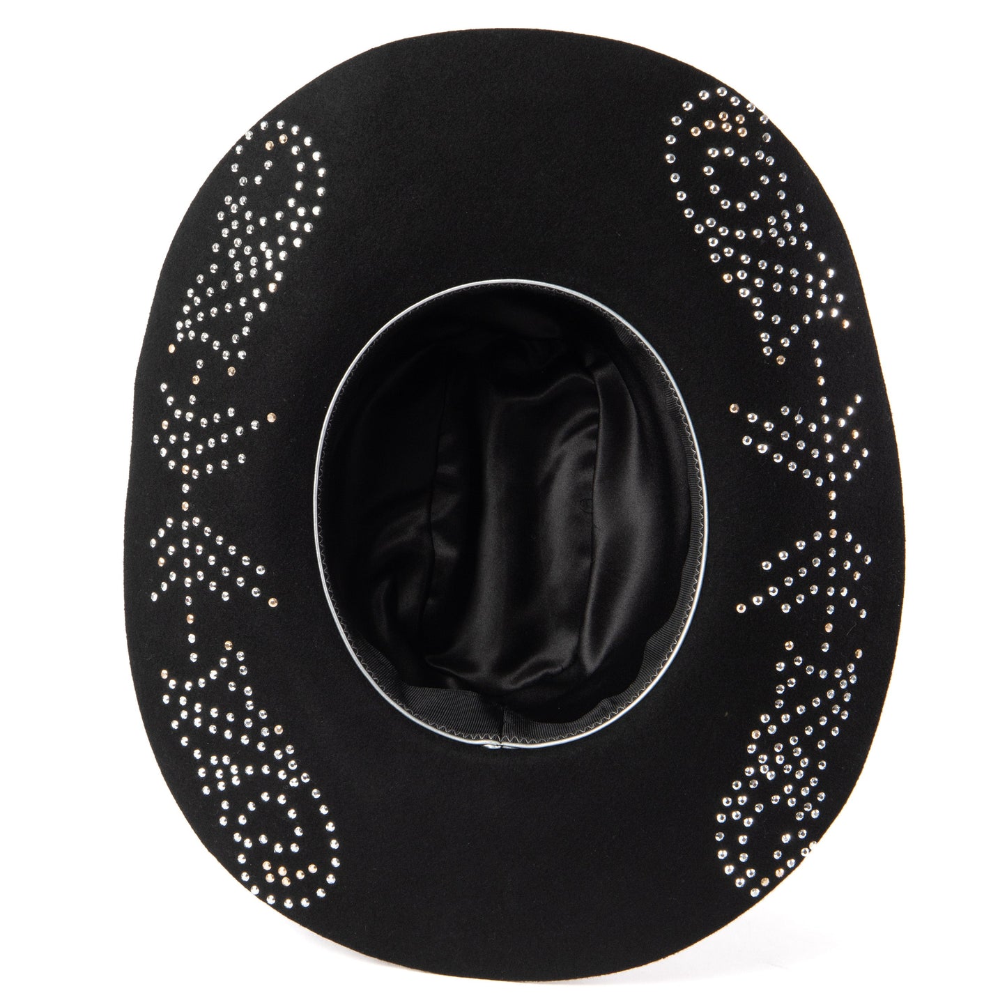 Wilson - Wool Felt Cowboy with Rhinestone Studded Underbrim
