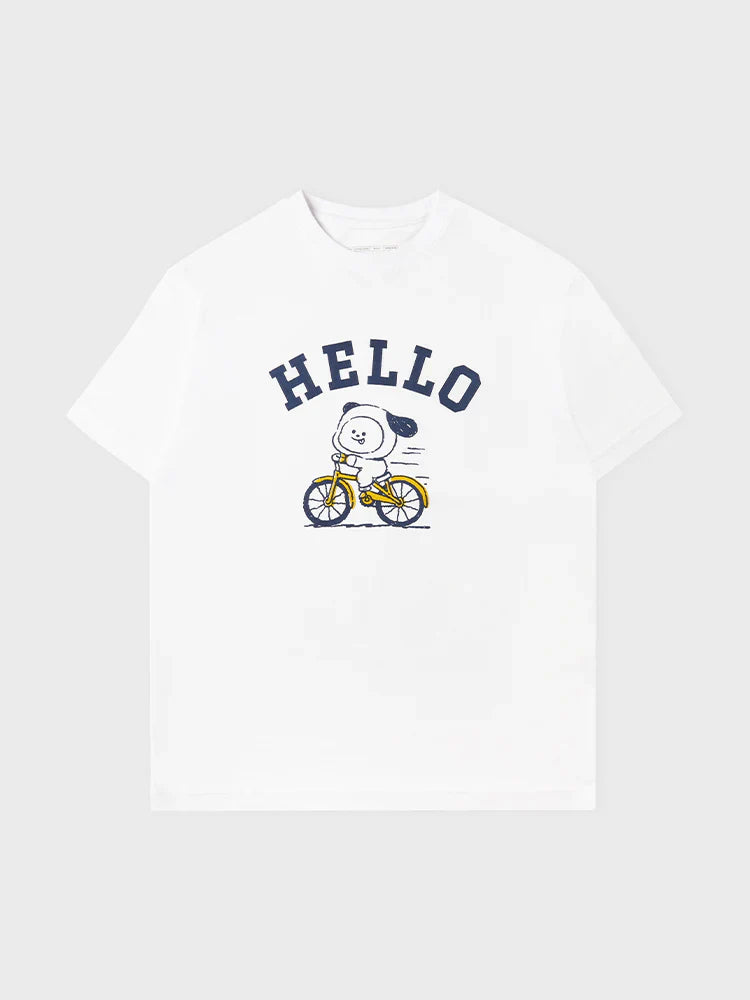 BT21 - Basic Short Sleeve Tshirt White (Chimmy)