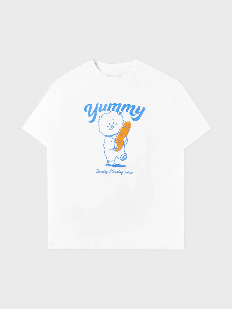 BT21 - Basic Short Sleeve Tshirt White (Rj)