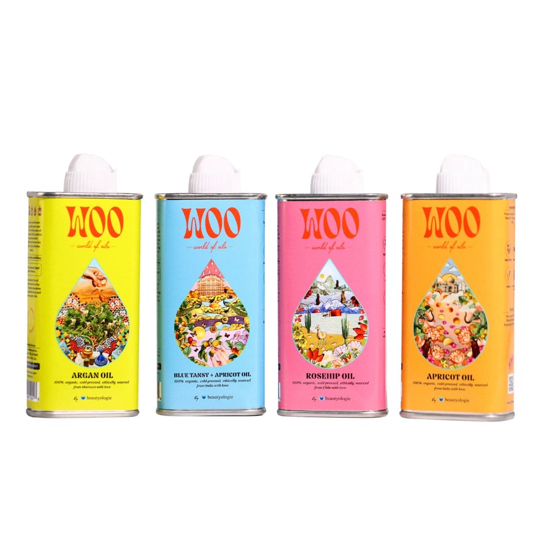 Collection of 4 Oils, 100% Organic