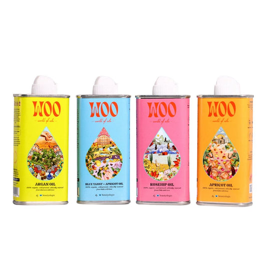 Collection of 4 Oils, 100% Organic