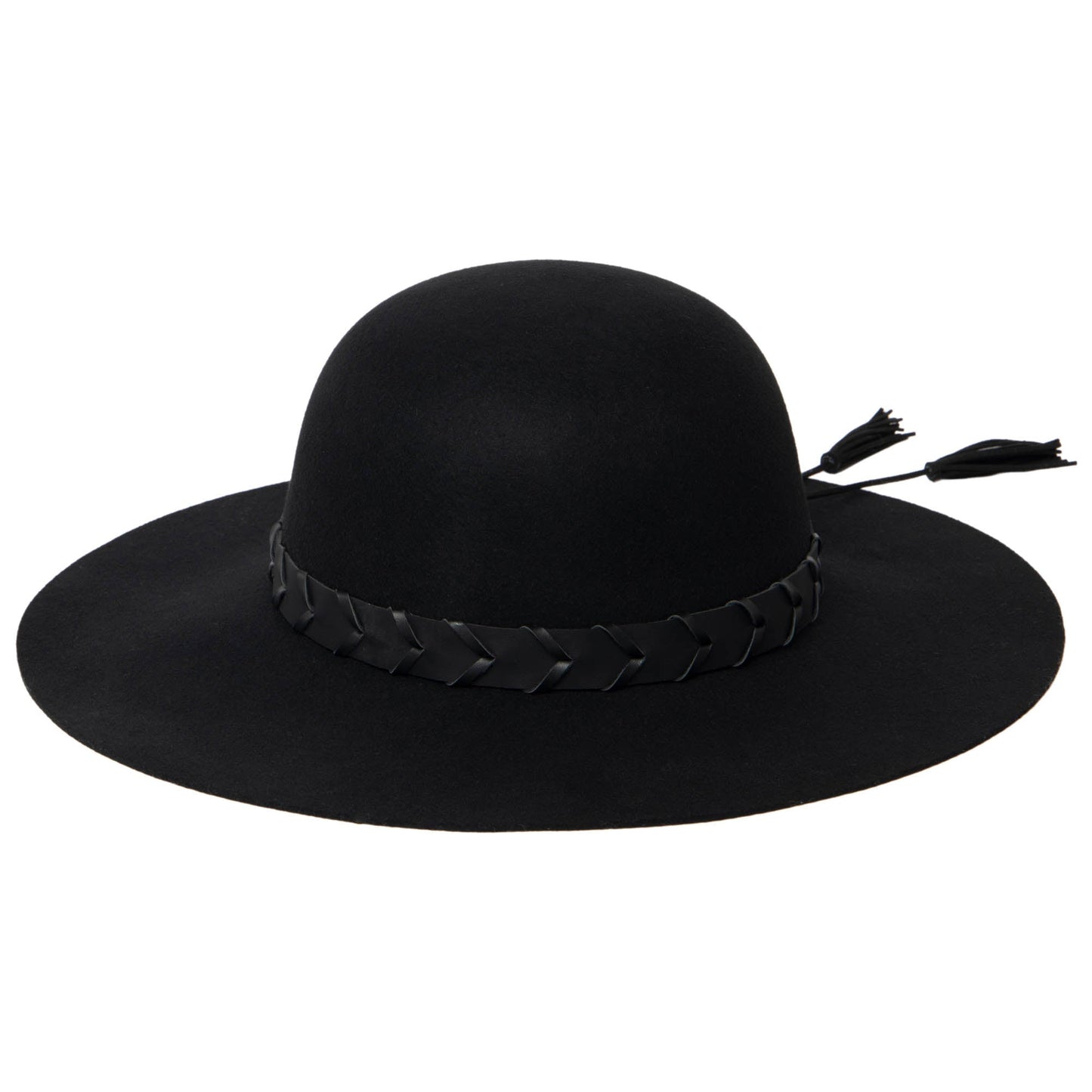 Wool Felt Round Crown Semi-Floppy Hat by FRYE