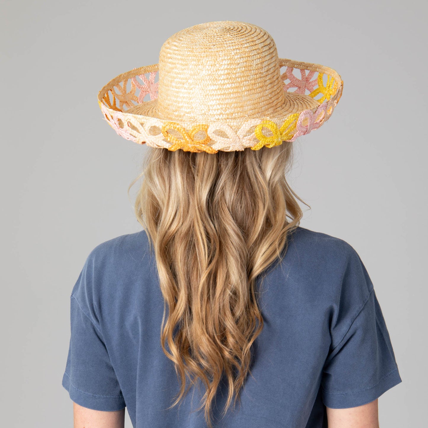 Positano - Women's Turned Up Kettle Brim with Open Weave