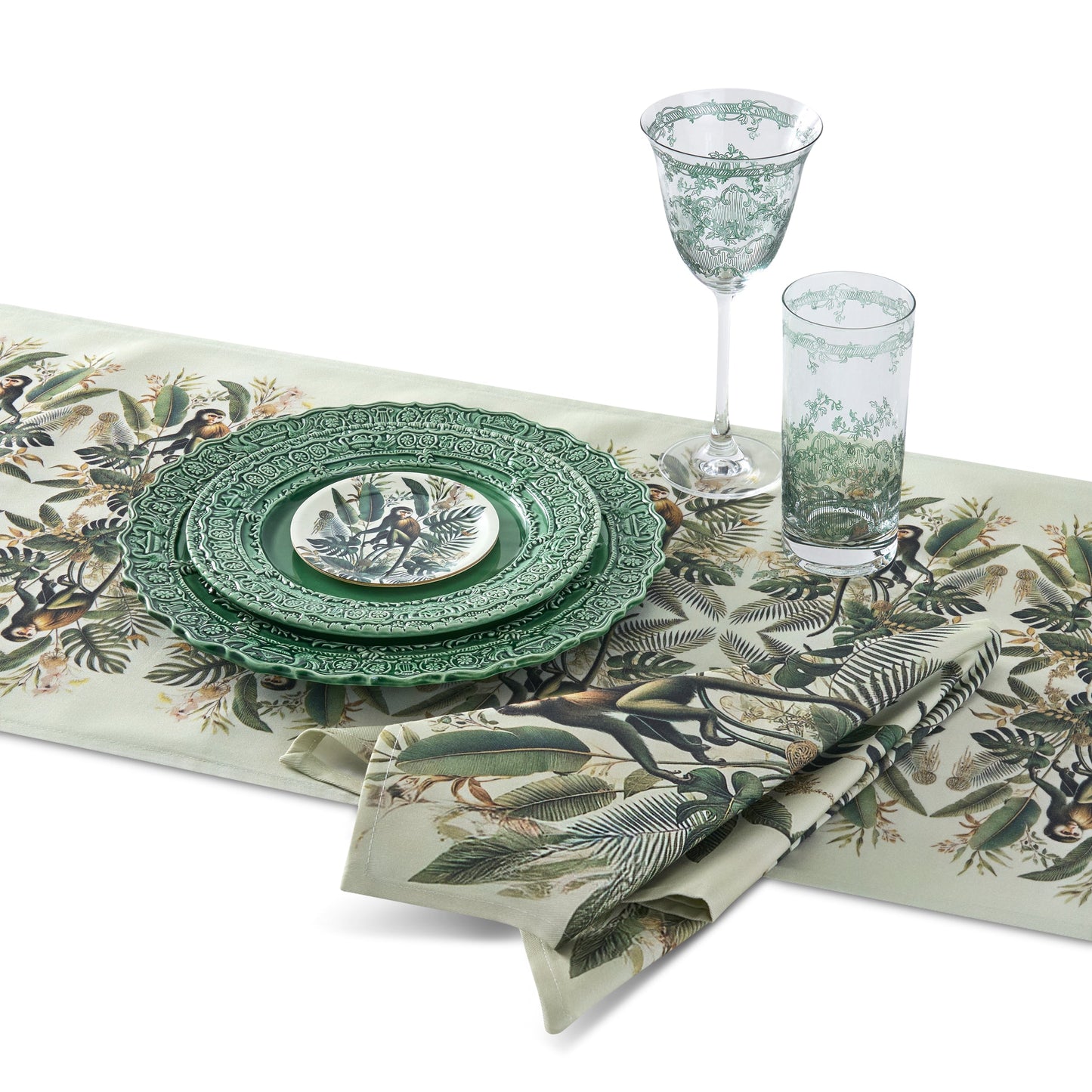 Monkeys Mini Birchwood Tray Set of 2